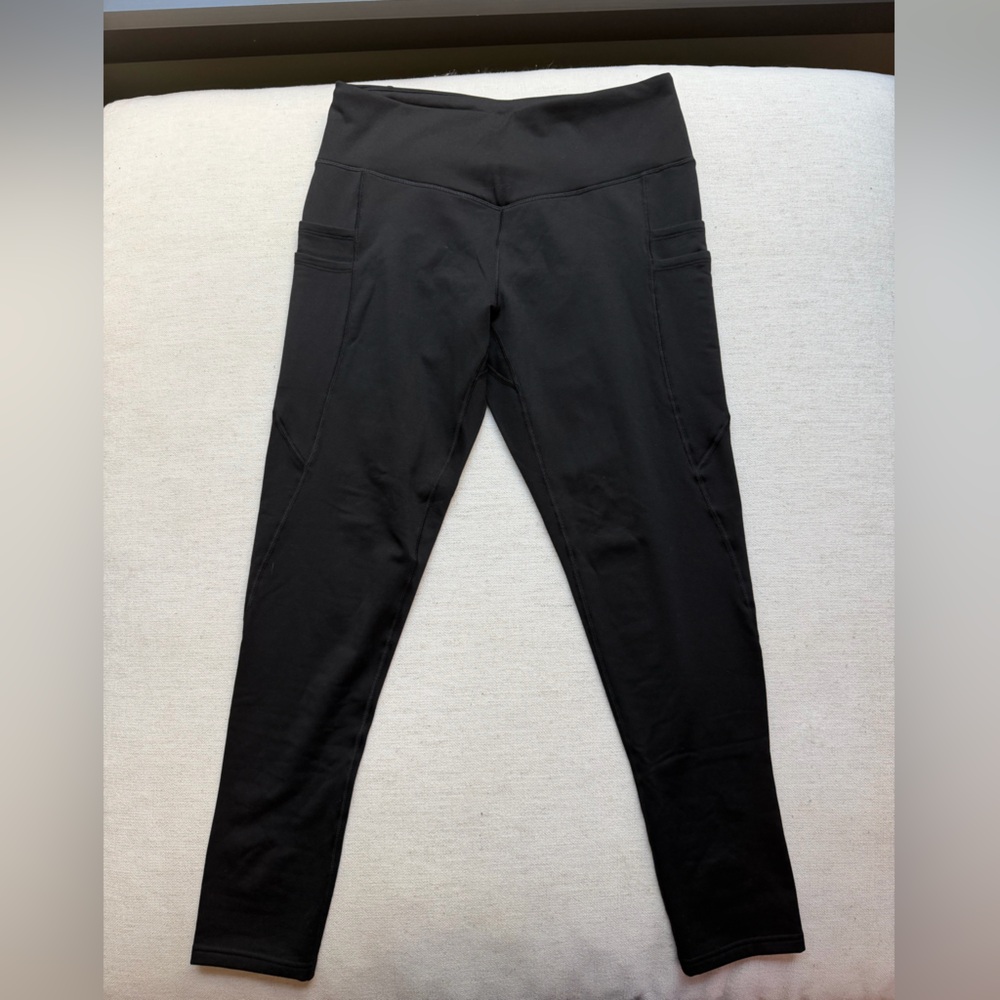 Elegant Black High-Waisted Yoga pants or .Leggings